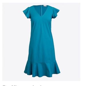 J.Crew Ruffle Tank Dress